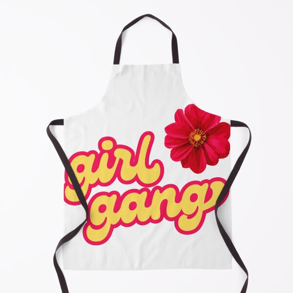 Item preview, Girl Gang Retro Bubble Letters with Red Flower designed and sold by Fani*.
