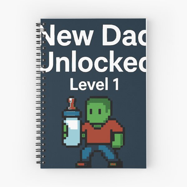 Item preview, New Dad Unlocked Level 1 Funny Gamer Dad Pregnancy Announcement designed and sold by LesGTs.
