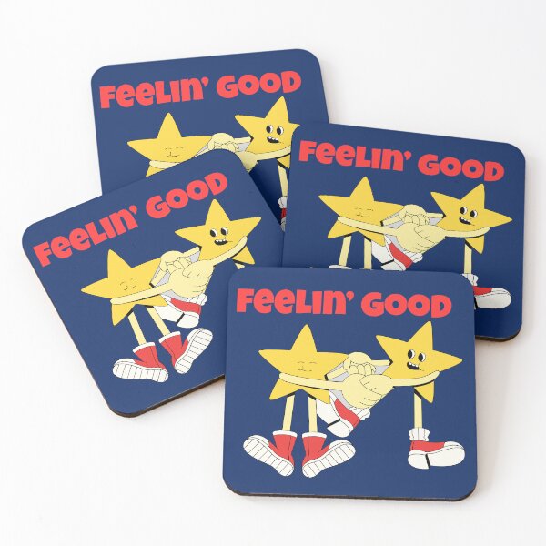 Item preview, Feelin Good Retro 70s Cartoon Dancing Stars Vintage designed and sold by stileepensieri.