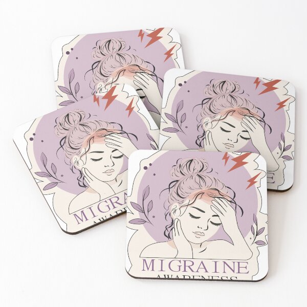 Item preview, Migraine Awareness – Funny Medical Health Illustration designed and sold by CheriTanya.