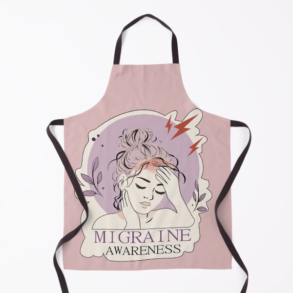 Item preview, Migraine Awareness – Funny Medical Health Illustration designed and sold by CheriTanya.