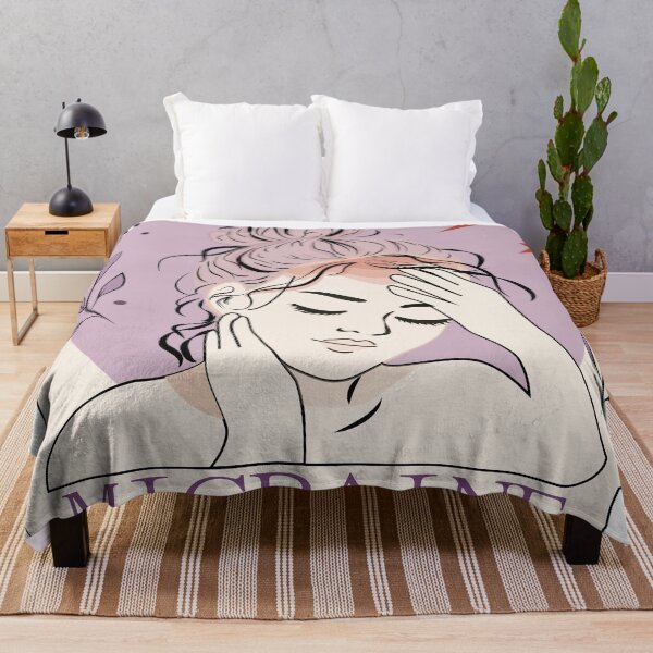 Item preview, Migraine Awareness – Funny Medical Health Illustration designed and sold by CheriTanya.