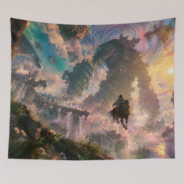 Item preview, Shadow of the colossus Psychedelic designed and sold by FeelTheDrawing.