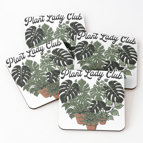 Item preview, Plant Lady Club Monstera and Potted Houseplants Line Art designed and sold by LesGTs.