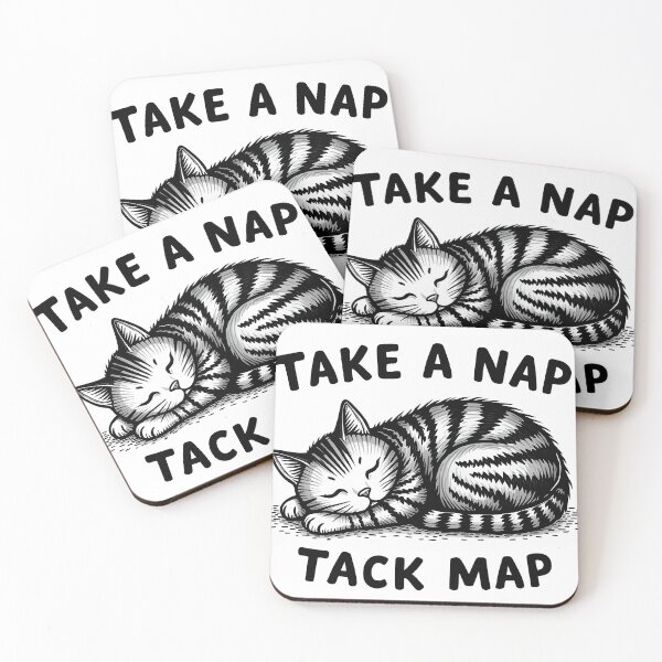 Item preview, Take a Nap Sleeping Tabby Cat designed and sold by JUANshop0331.