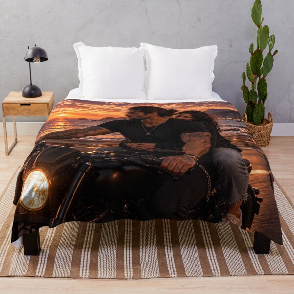 Item preview, Motorcycle Romance at Sunset designed and sold by BerlyArts.