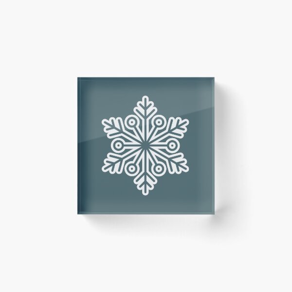 Item preview, Winter Snowflake Muted Teal Seamless Pattern Art designed and sold by ​Jyoti Digital Artist.