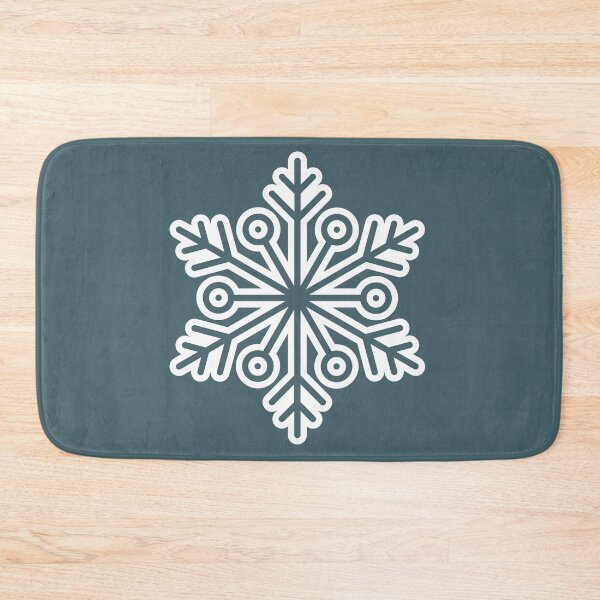 Item preview, Winter Snowflake Muted Teal Seamless Pattern Art designed and sold by ​Jyoti Digital Artist.