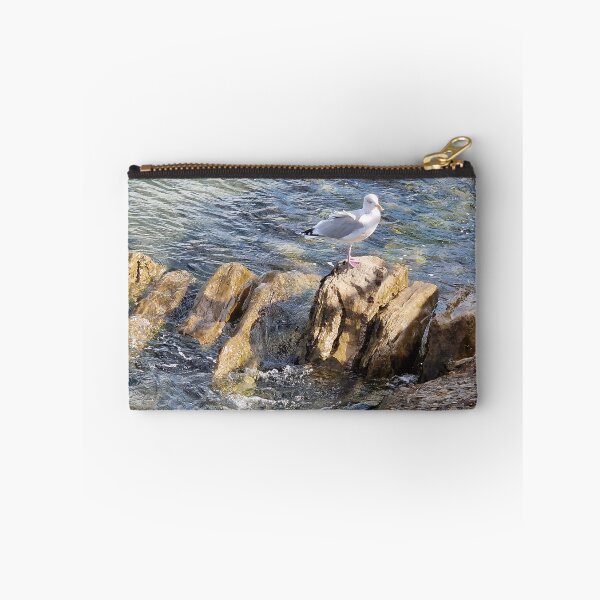 Item preview, A Seagull having a rest on some seaside rocks. designed and sold by country craft designs.