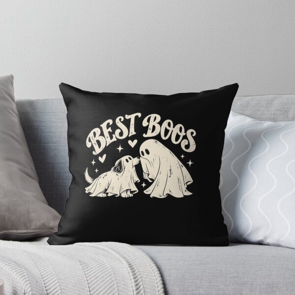 Item preview, Best Boos Ghost & Dog – Cute Vintage Halloween Dog Lover Design designed and sold by Vsajanas.