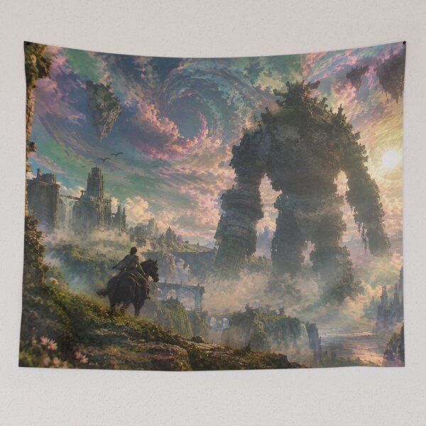Item preview, Shadow of the colossus Psychedelic designed and sold by FeelTheDrawing.