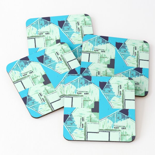 Item preview, Old Barn Collage designed and sold by Ginger Tea Studio.