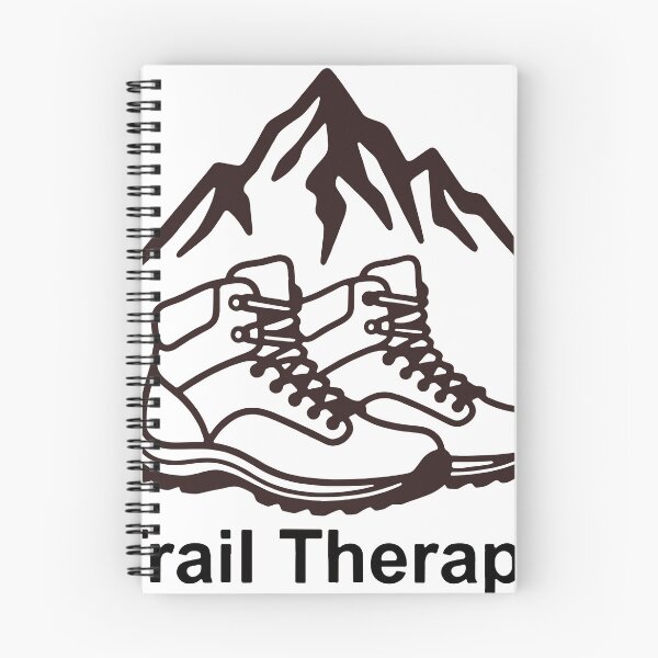 Item preview, Trail Therapy Hiking Boot and Mountains Outdoor Adventure designed and sold by LesGTs.
