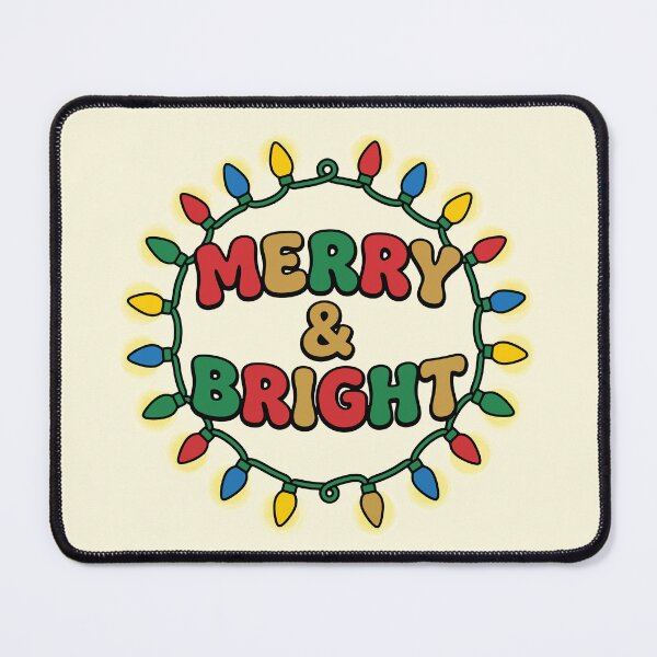 Item preview, Merry and Bright Colorful Christmas Lights Wreath designed and sold by AIG - Andrei Ilie Graphics.