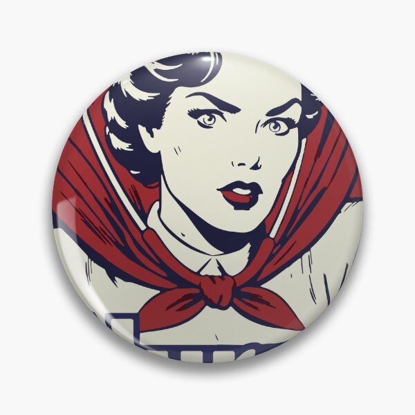 Item preview, Nurse Superhero Retro Vintage Pin Up Nurse Healthcare Hero designed and sold by LesGTs.