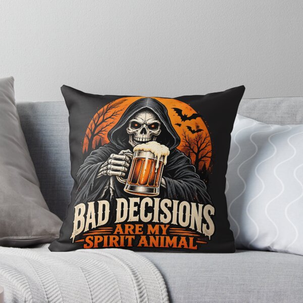 Item preview, Bad Decisions Are My Spirit Animal - Halloween designed and sold by paulasantos.
