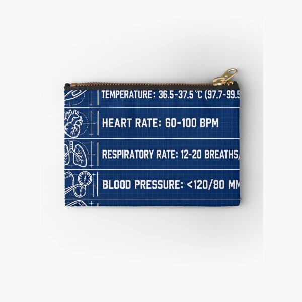Item preview, Vital Signs Blueprint Study Aid Nursing Student Sticker designed and sold by isokinetic.