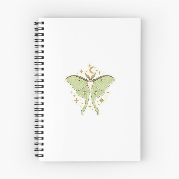 Item preview, Luna Moth with Crescent Moon and Stars - Celestial Nature designed and sold by LearnFunStore.