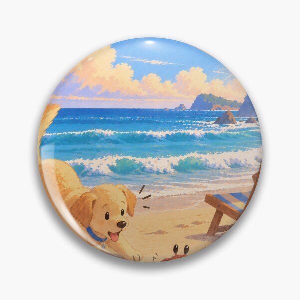Artikelvorschau, Niedlicher Labrador am Strand, Krabbe hat ihren Ball entworfen und verkauft von Shadsolaeth.