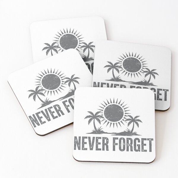 Item preview, Never Forget - Tropical Island Sunset Gift designed and sold by Random❌Dude.
