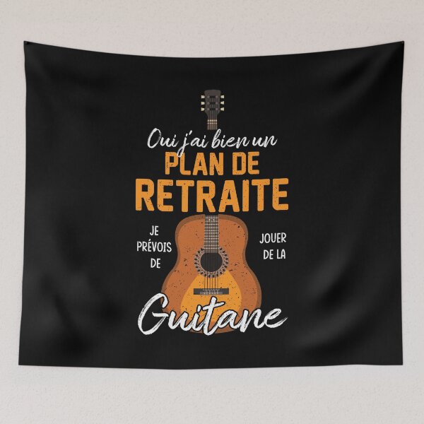 Aperçu de l'œuvre Plan de Retraite Guitare Musicien Guitariste créée et vendue par Lenny Stahl.