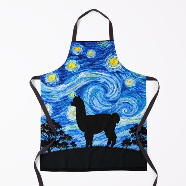 Item preview, Funny Alpaca Starry Night Painting Moon Star Zoo Boys Girls designed and sold by FurryHavenPH.