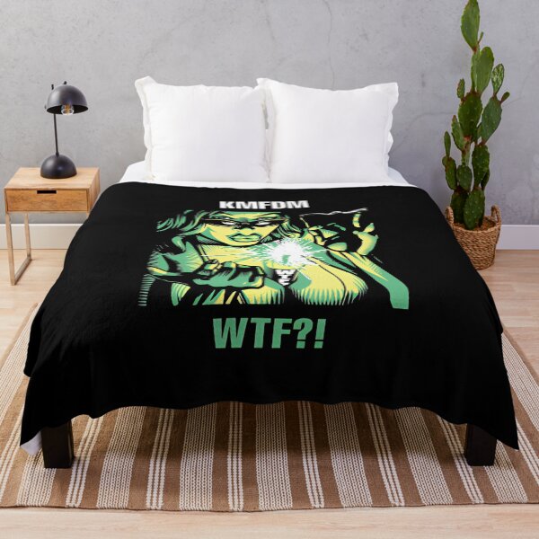 Item preview, KMFDM WTF Retro Pop Art Tee designed and sold by Leonor  Vera.