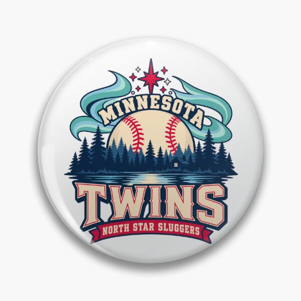 Item preview, Minnesota Twins North Star Sluggers Badge designed and sold by Dresut.