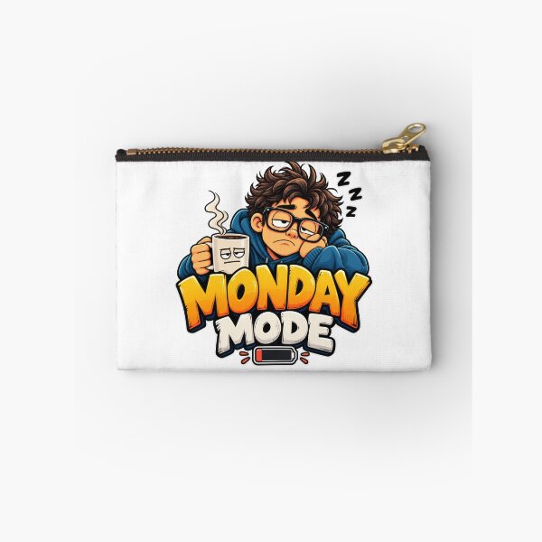 Item preview, Monday Mode — Funny Sleepy Coffee Lover T-Shirt designed and sold by sonsunarts.