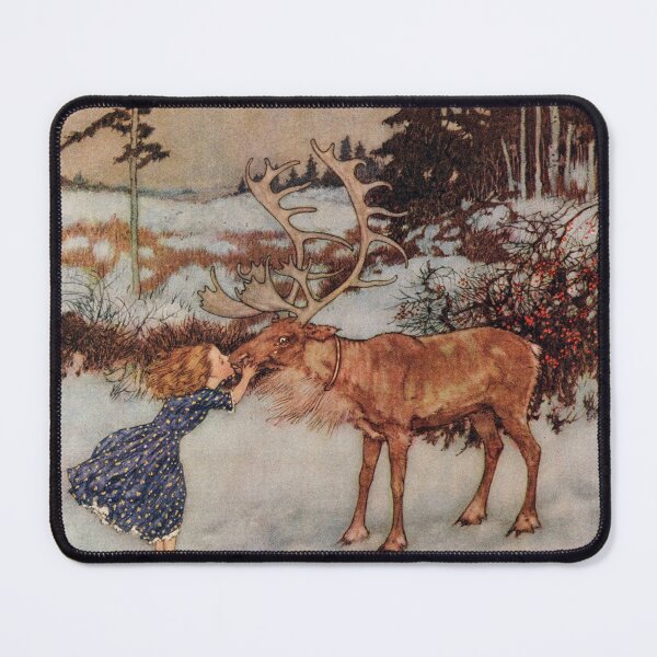 Item preview, Gerda and the Reindeer - Edmund Dulac designed and sold by forgottenbeauty.