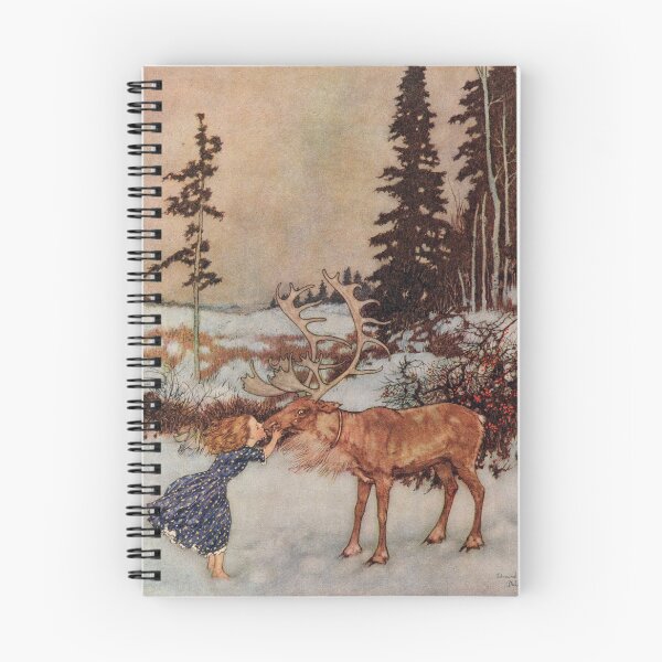 Item preview, Gerda and the Reindeer - Edmund Dulac designed and sold by forgottenbeauty.