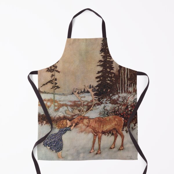 Item preview, Gerda and the Reindeer - Edmund Dulac designed and sold by forgottenbeauty.