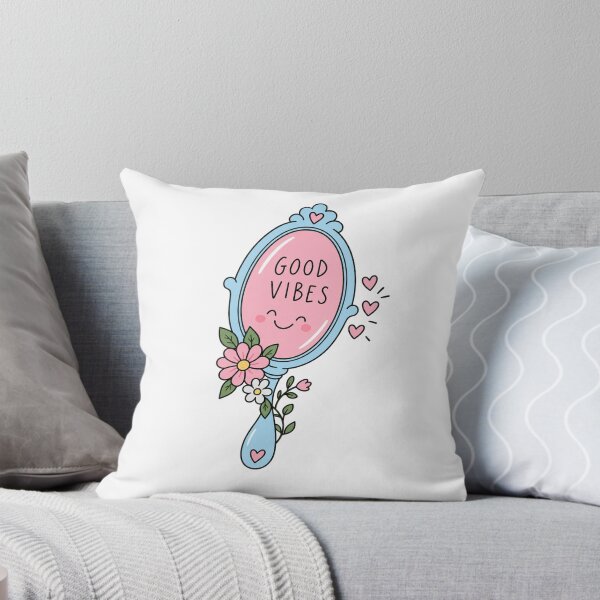 Item preview, Good Vibes Floral Mirror designed and sold by lindafloral.