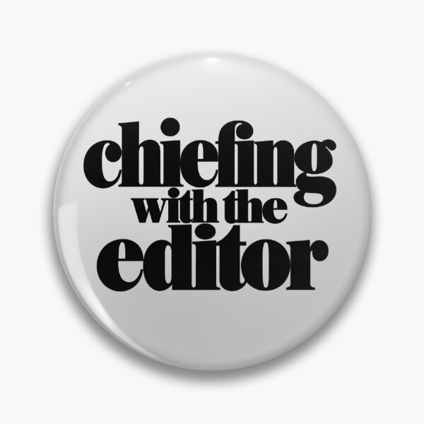 Item preview, Chiefing With the Editor Retro Typography designed and sold by DesignedByDad.
