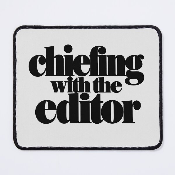 Item preview, Chiefing With the Editor Retro Typography designed and sold by DesignedByDad.