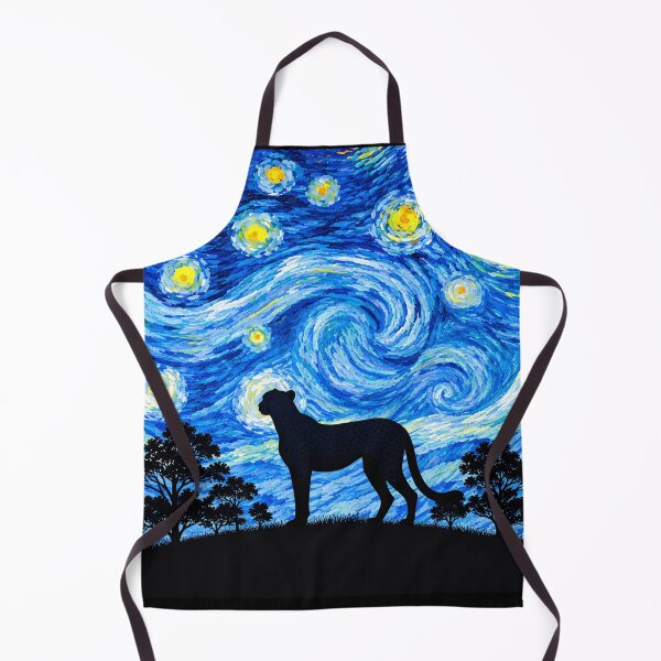 Item preview, Funny Cheetah Starry Night Painting Moon Star Zoo Boys Girls designed and sold by FurryHavenPH.