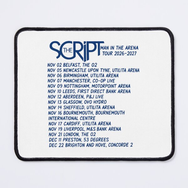 Item preview, The Script Man in the Arena Tour 2026 designed and sold by FogliaDreamArt.