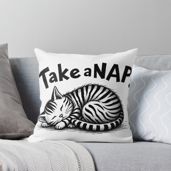 Item preview, Take a Nap Sleeping Tabby Cat     designed and sold by JUANshop0331.