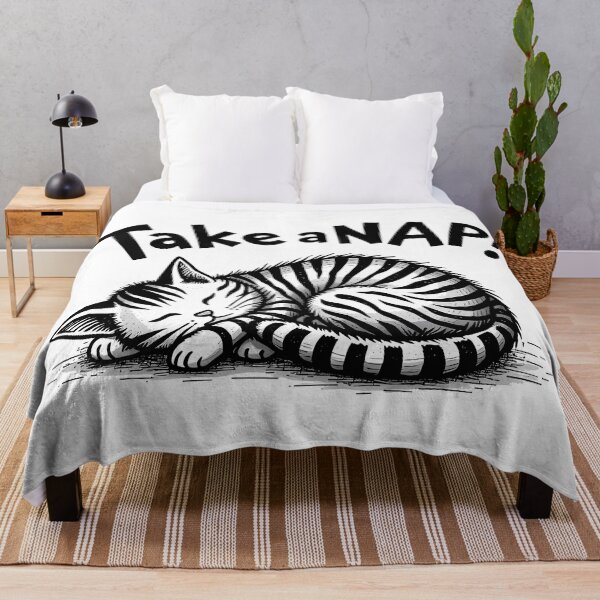 Item preview, Take a Nap Sleeping Tabby Cat     designed and sold by JUANshop0331.