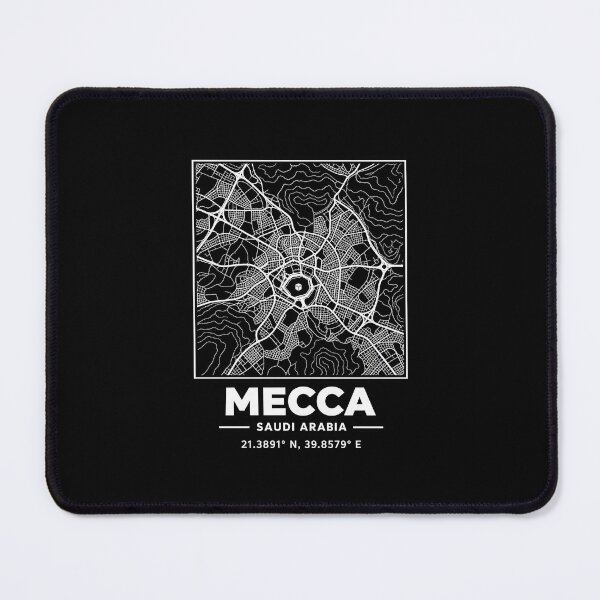 Item preview, Mecca Saudi Arabia Street Map Minimalist City Grid Graphic designed and sold by Whirx.
