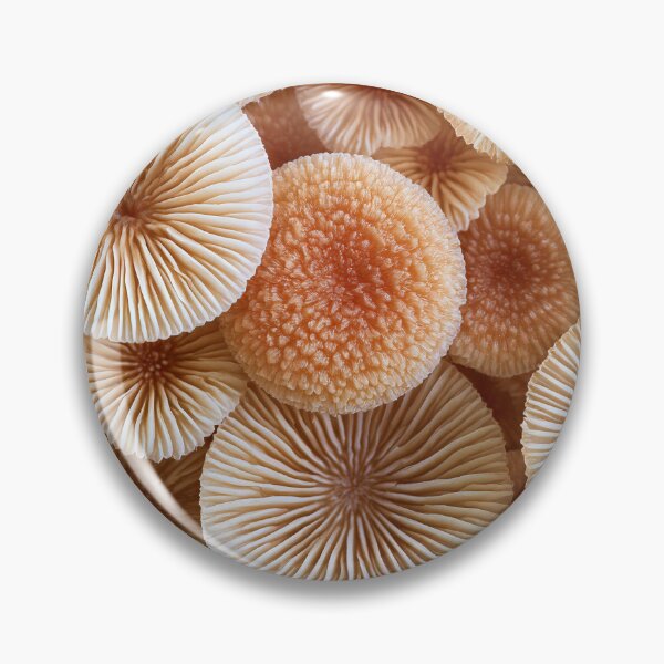 Item preview, Abstract Fungal Macro — Mushroom Petals designed and sold by Atlas-of-Worlds.