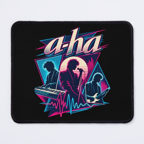Item preview, a-ha Band – Retro 80s Synth Pop New Wave Neon Music Art designed and sold by Jadegothgobby.