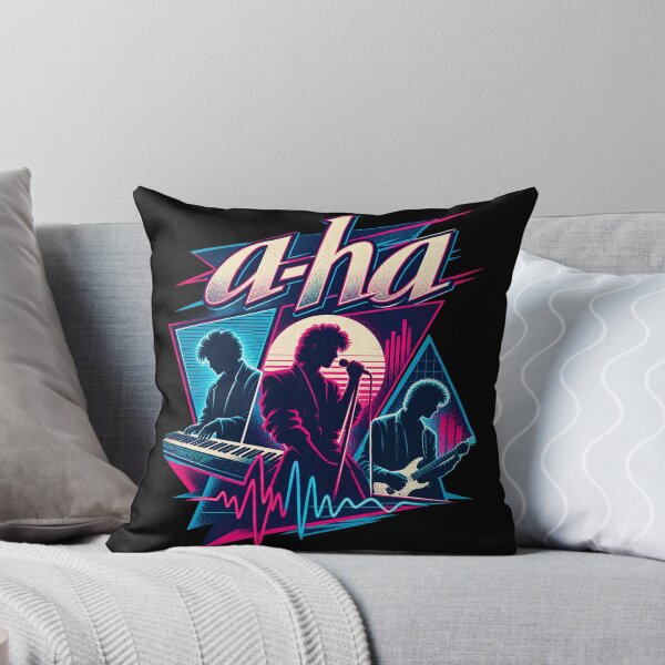 Item preview, a-ha Band – Retro 80s Synth Pop New Wave Neon Music Art designed and sold by Jadegothgobby.