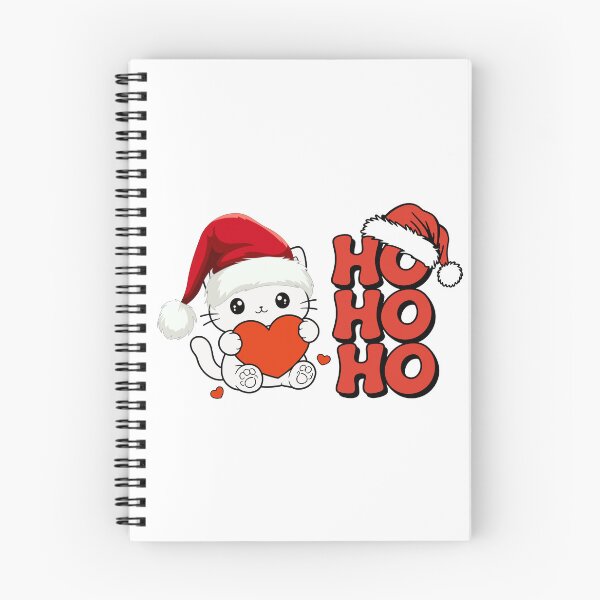 Item preview, Cute Santa Cat Ho Ho Ho Christmas Sticker designed and sold by lailakhalaf.
