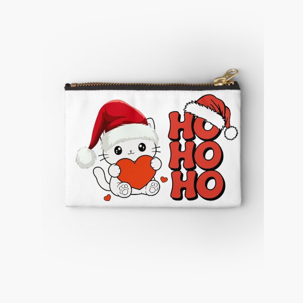 Item preview, Cute Santa Cat Ho Ho Ho Christmas Sticker designed and sold by lailakhalaf.