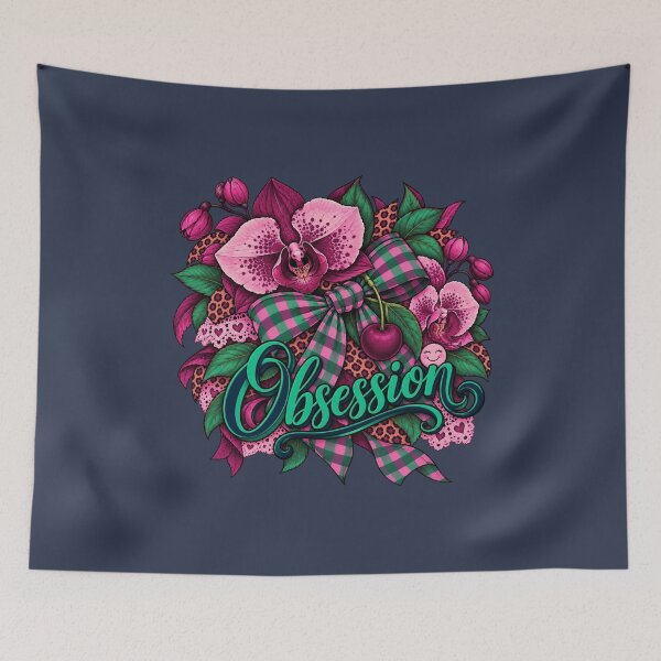 Item preview, Obsession – Wild Orchid & Leopard designed and sold by Aimetoi.