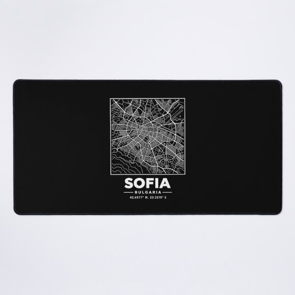 Item preview, Sofia Bulgaria Street Map Minimalist City Grid Graphic designed and sold by Whirx.