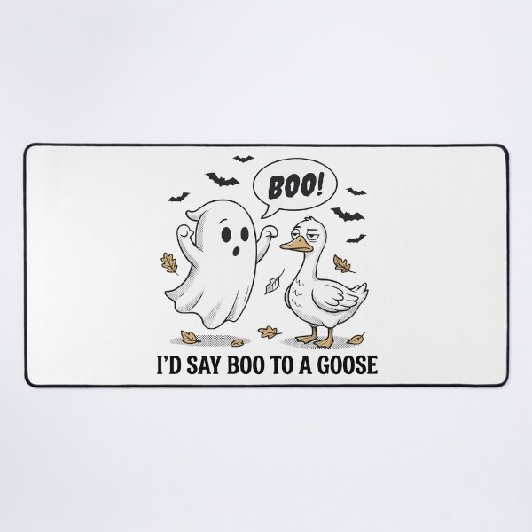 Item preview, I'd Say Boo To A Goose – Funny Halloween Ghost & Goose Pun Design designed and sold by JPees.