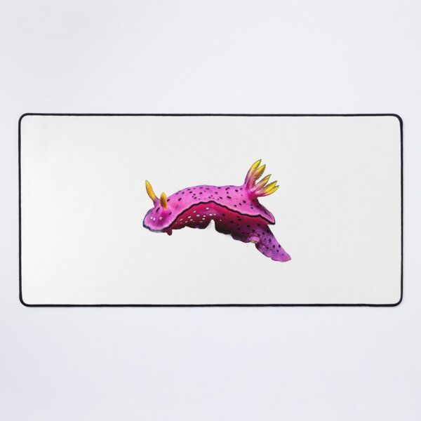 Item preview, Pink Nudibranch – Vivid Sea Slug Portrait designed and sold by Helt-enkelt.