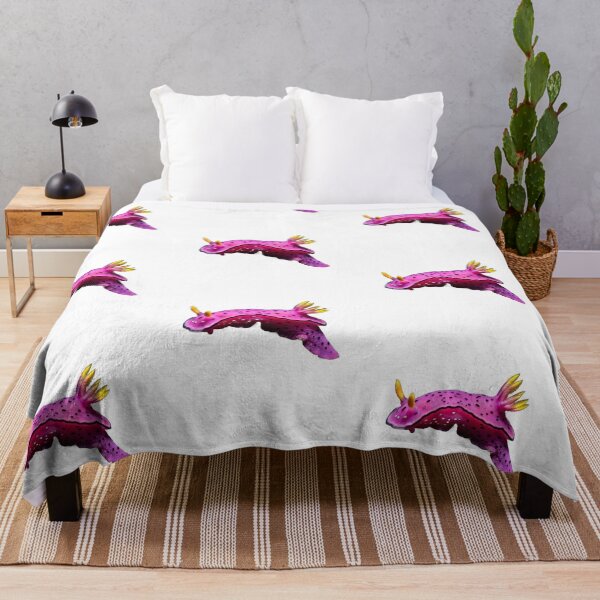 Item preview, Pink Nudibranch – Vivid Sea Slug Portrait designed and sold by Helt-enkelt.